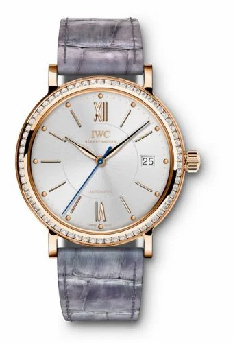 IWC Portofino Automatic 37 Red Gold / Diamond / Silver IW4581-07 (4581-07, IW458107)